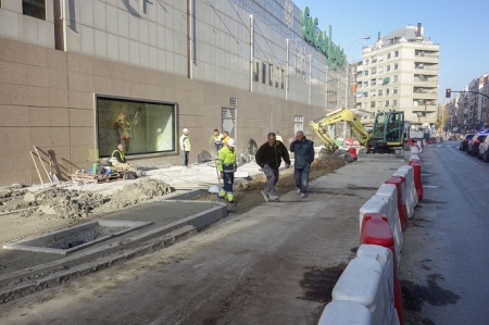Imagen de als obras en la Calle Arabial (JAVIER ALGARAR / AYTO. GRANADA) Imagen de als obras en la Calle Arabial (JAVIER ALGARAR / AYTO. GRANADA)