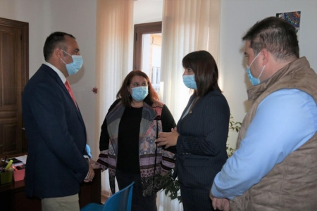 Imagen de la visita al Ayuntamiento de Alhendín (DIPUTACIÓN) Imagen de la visita al Ayuntamiento de Alhendín (DIPUTACIÓN)