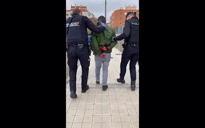 El acusado del asesinado detenido por la Policía (VOX)