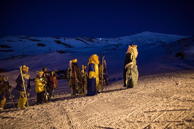 Los Reyes Magos, en Sierra Nevada (CETURSA-SIERRA NEVADA) 