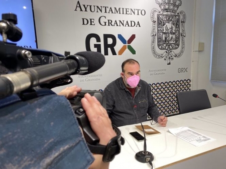 El concejal de Unidas Podemos en Granada, Francisco Puentedura (UNIDAS PODEMOS) 