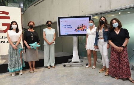 Presentación de la página web de mujeres emprendedoras de la provincia `Mujeres al frente` (DIPGRA / ARCHIVO) 