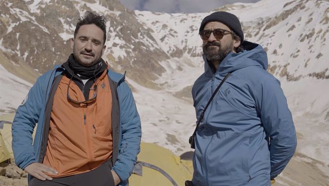 Preparativos de `La sociedad de la nieve` en los Andes (NETFLIX) 