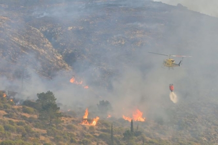 Lugar donde se ha producido el incendio (INFOCA) 