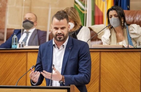 Jesús Fernández en el Parlamento de Andalucía (IU)
