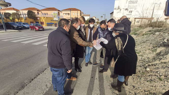 Imagen de la visita de entrada a Cúllar Vega (PP)