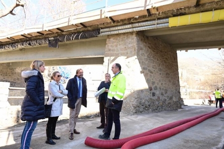 Visita de la Junta a las obras del Puente de la Duquesa (JUNTA) 
