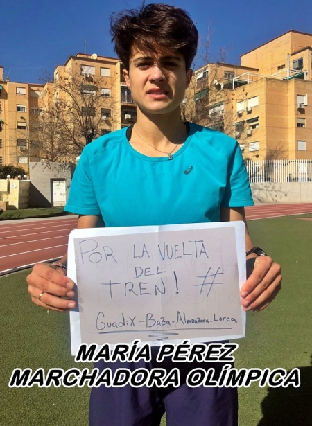 María Pérez es la cabeza visible de la campaña (OLATAFORMA) María Pérez es la cabeza visible de la campaña (OLATAFORMA)