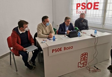 Imagen de la rueda de prensa (PSOE) Imagen de la rueda de prensa (PSOE)