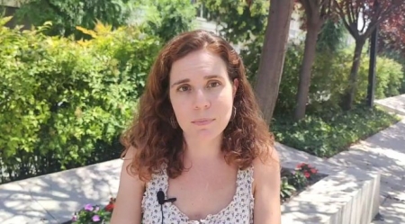 La parlamentaria andaluza de Adelante Andalucía, Ana Villaverde (ADELANTE)