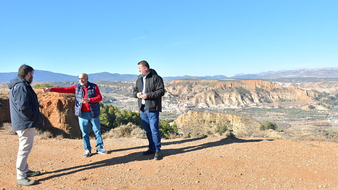 Imagen de la visita a las Cárcavas del Marchal (JUNTA)