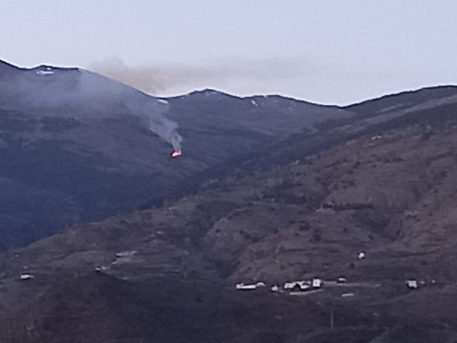 Lugar donde se ha originado el incendio (INFOCA)