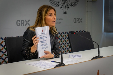 La concejal del PP en el Ayuntamiento de Granada, Eva Martín (PP)