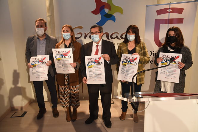 Presentación de la campaña de ayuda a los refugiados ucranianos (R. PORCEL / DIPGRA)