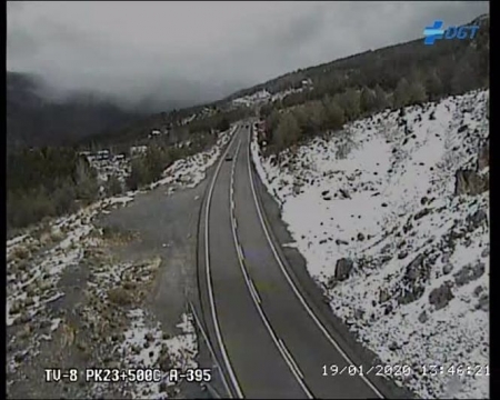 Carretera A-395 en imagen de archivo (DGT) 
