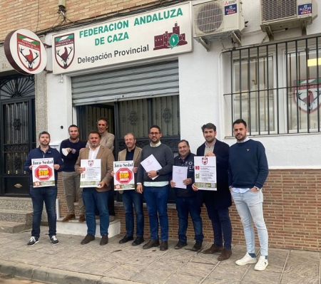 Imagen de la visita a la federación de caza (PP) Imagen de la visita a la federación de caza (PP)