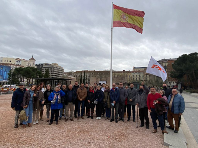 Representación granadina en la manifestación (PP))