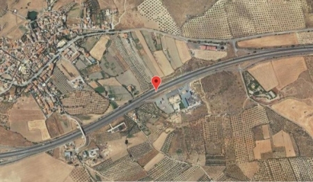 Punto en el que se ha producido el accidente entre dos camiones en la A-92 (112) Punto en el que se ha producido el accidente entre dos camiones en la A-92 (112)