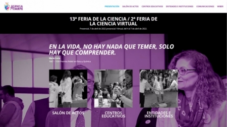 Cartel de la XIII Feria CienciAtarfe (FUNDACIÓN DESCUBRE)