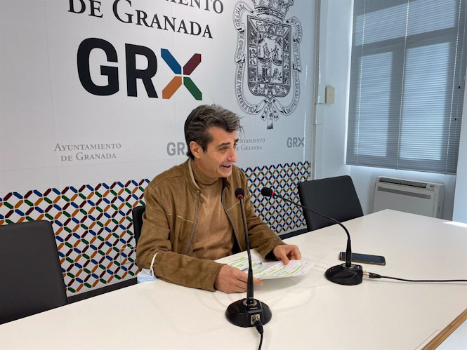 El portavoz de Unidas Podemos e Independientes en el Ayuntamiento de Granada, Antonio Cambril, en imagen de archivo (UP)