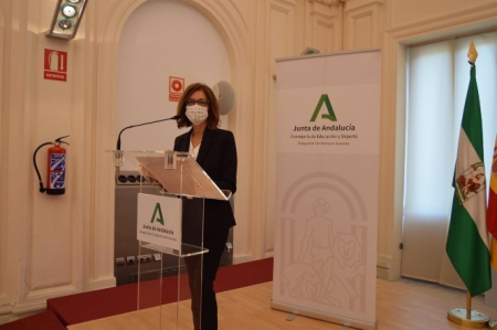 La delegada de Educación y Deporte de la Junta en Granada, Ana Berrocal, en imagen de archivo (JUNTA) La delegada de Educación y Deporte de la Junta en Granada, Ana Berrocal, en imagen de archivo (JUNTA)
