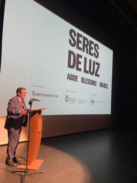 José Entrena durante la presentación del documental (DIPGRA) José Entrena durante la presentación del documental (DIPGRA)