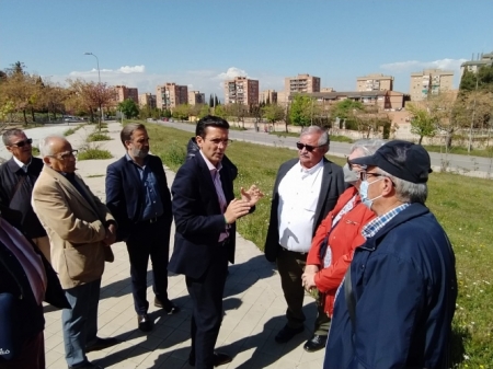 Imagen de la visita a los terrenos (JAVIER ALGARRA / AYUNTAMIENTO) Imagen de la visita a los terrenos (JAVIER ALGARRA / AYUNTAMIENTO)