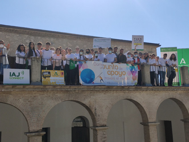 Encuentro Provincial de Corresponsales Juveniles  celebrado en Olivares (JUNTA)
