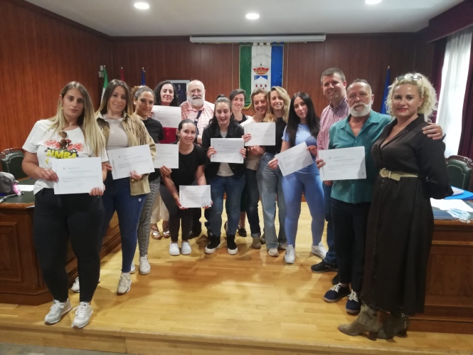 Participantes en el curso (AYTO. MONACHIL) 