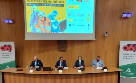 Mesas de las jornadas sobre seguridad vial (JUNTA)