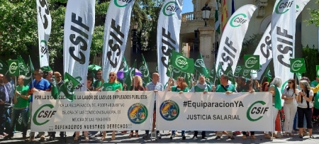 Imagen de la manifestación (CSIF)
