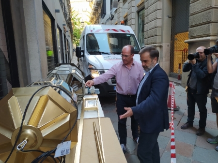Imagen de las nuevas luminarias (JAVIER ALGARRA / AYUNTAMIENTO) Imagen de las nuevas luminarias (JAVIER ALGARRA / AYUNTAMIENTO)