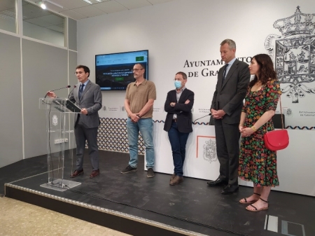 Francisco Cuenca, Jordi Juanós, Miguel Ángel Fernández Madrid, Caspar Berendsen y Celia Muñoz (AYUNTAMIENTO) Francisco Cuenca, Jordi Juanós, Miguel Ángel Fernández Madrid, Caspar Berendsen y Celia Muñoz (AYUNTAMIENTO)