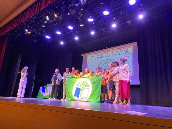 Entrega de las banderas verdes (JUNTA) 
