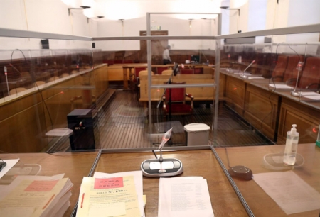 Imagen de la sala de la Audiencia de Granada (POOL )