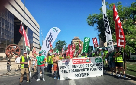 Manifestación de trabajadores de Alsa (CCOO) Manifestación de trabajadores de Alsa (CCOO)