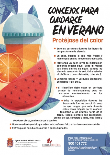 Guía para protegerse de las altas temperaturas (AYTO. GRANADA) Guía para protegerse de las altas temperaturas (AYTO. GRANADA)