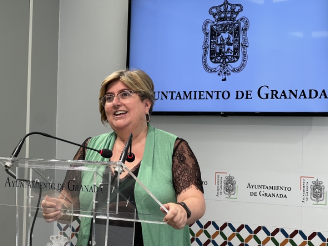 a concejala de Agenda Urbana, Presidencia, Next Generation, Fondos Europeos, Empleo e Igualdad en el Ayuntamiento de Granada,  Ana Muñoz Arquelladas (AYTO. GRANADA)
