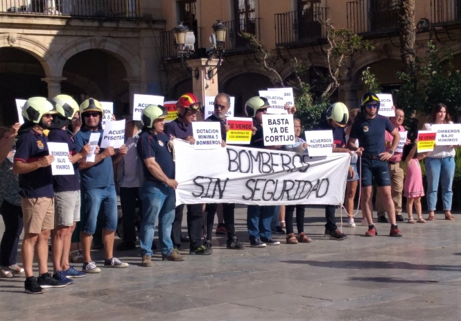 Imagen de la protesta (CSIF)