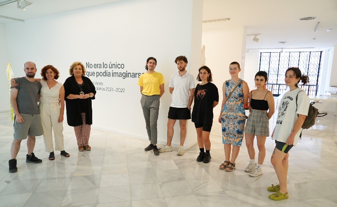 La Diputada de cultura con los estudiantes (J.GROSSO /DIPGRA)