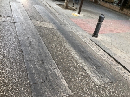 Estado de la calle San Juan de DIos (VOX) Estado de la calle San Juan de DIos (VOX)