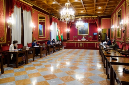 Pleno del Ayuntamiento de Granada, en imagen de archivo (AYUNTAMIENTO) Pleno del Ayuntamiento de Granada, en imagen de archivo (AYUNTAMIENTO)