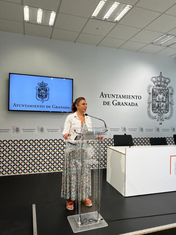 La alcaldesa en funciones, Raquel Ruz (AYTO. GRANADA) 