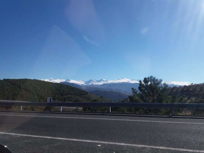 Sierra Nevada desde la A92, en imagen de archivo (EUROPA PRESS) 