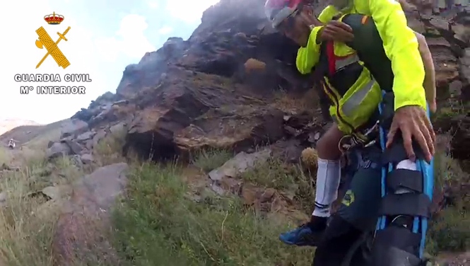 Rescate en montaña, en imagen de archivo (GUARDIA CIVIL) 