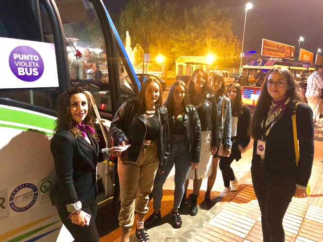 Punto Violeta de la Feria de Huétor Tájar (AYTO. HUÉTOR TÁJAR)