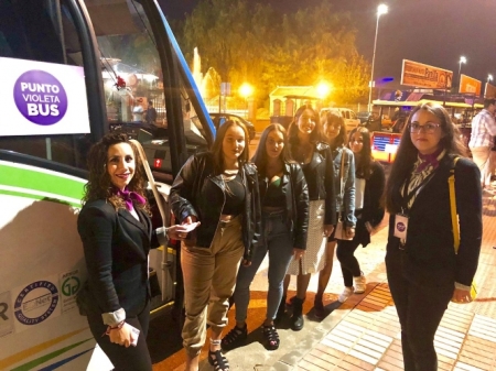 Punto Violeta de la Feria de Huétor Tájar (AYTO. HUÉTOR TÁJAR)