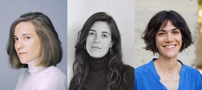 Carla Simón, Ana Pfaff y Meritxell Colell (FIJR)