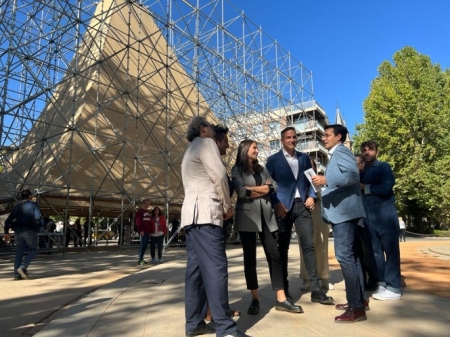 Visita al nuevo espacio arquitectónico (JAVIER ALGARRA / AYUNTAMEINTO) Visita al nuevo espacio arquitectónico (JAVIER ALGARRA / AYUNTAMEINTO)