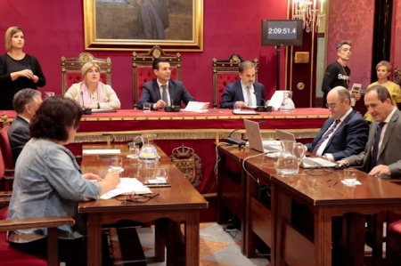 Pleno del Ayuntamiento de Granada, en imagen de archivo (AYUNTAMIENTO) Pleno del Ayuntamiento de Granada, en imagen de archivo (AYUNTAMIENTO)